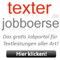 Die Jobb&ouml;rse f�r Texter und Autoren-Texterjobboerse.de