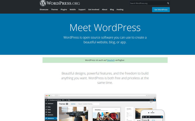 Wordpress Screenshot